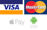 PayPal, Mastercard, Visa, Maestro